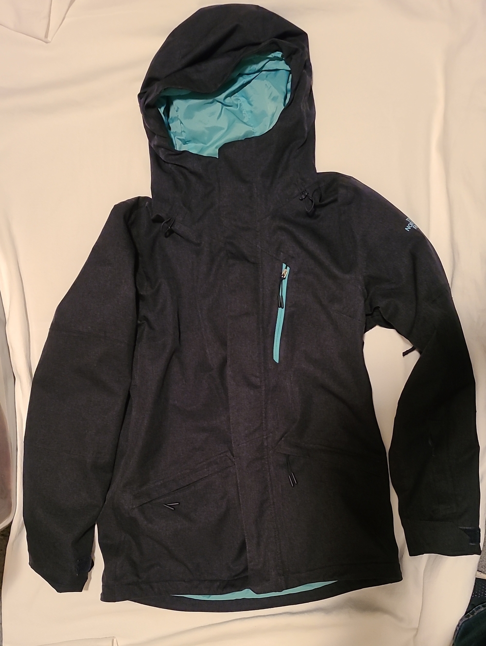 The North Face Triclimate Jacket, Small Petite SP, Navy Waterproof Breathable